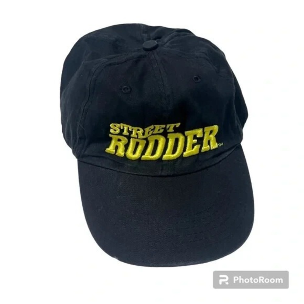 Street Rodder Black‎ Embroidered Baseball Cap Hat
